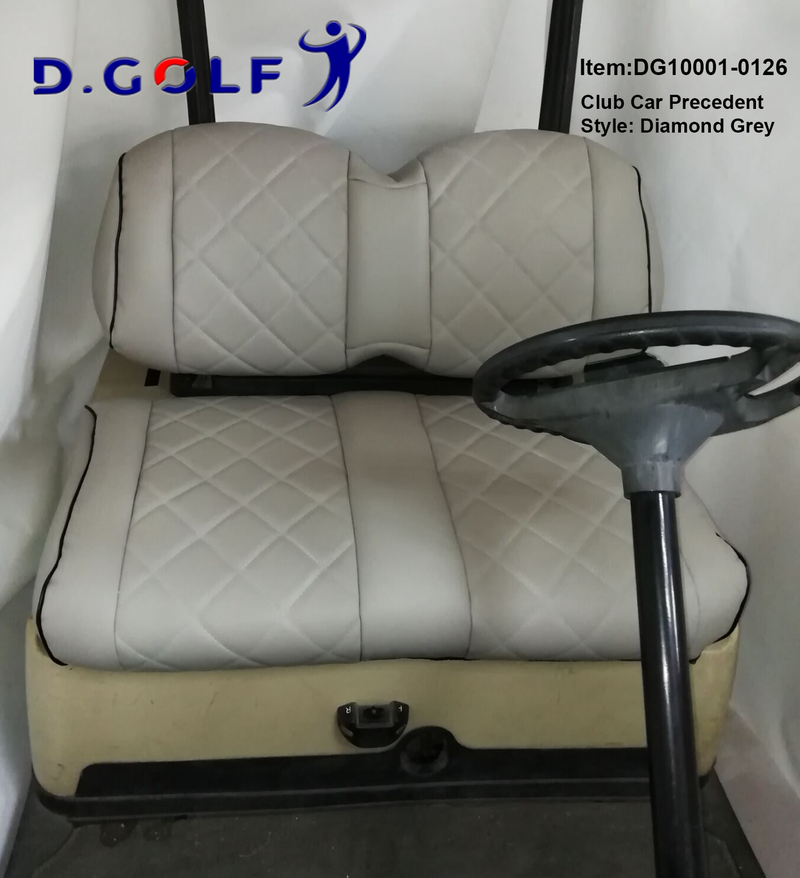 D GOLF Club Car Precedent Luxury Seat Cover Precedent Grey