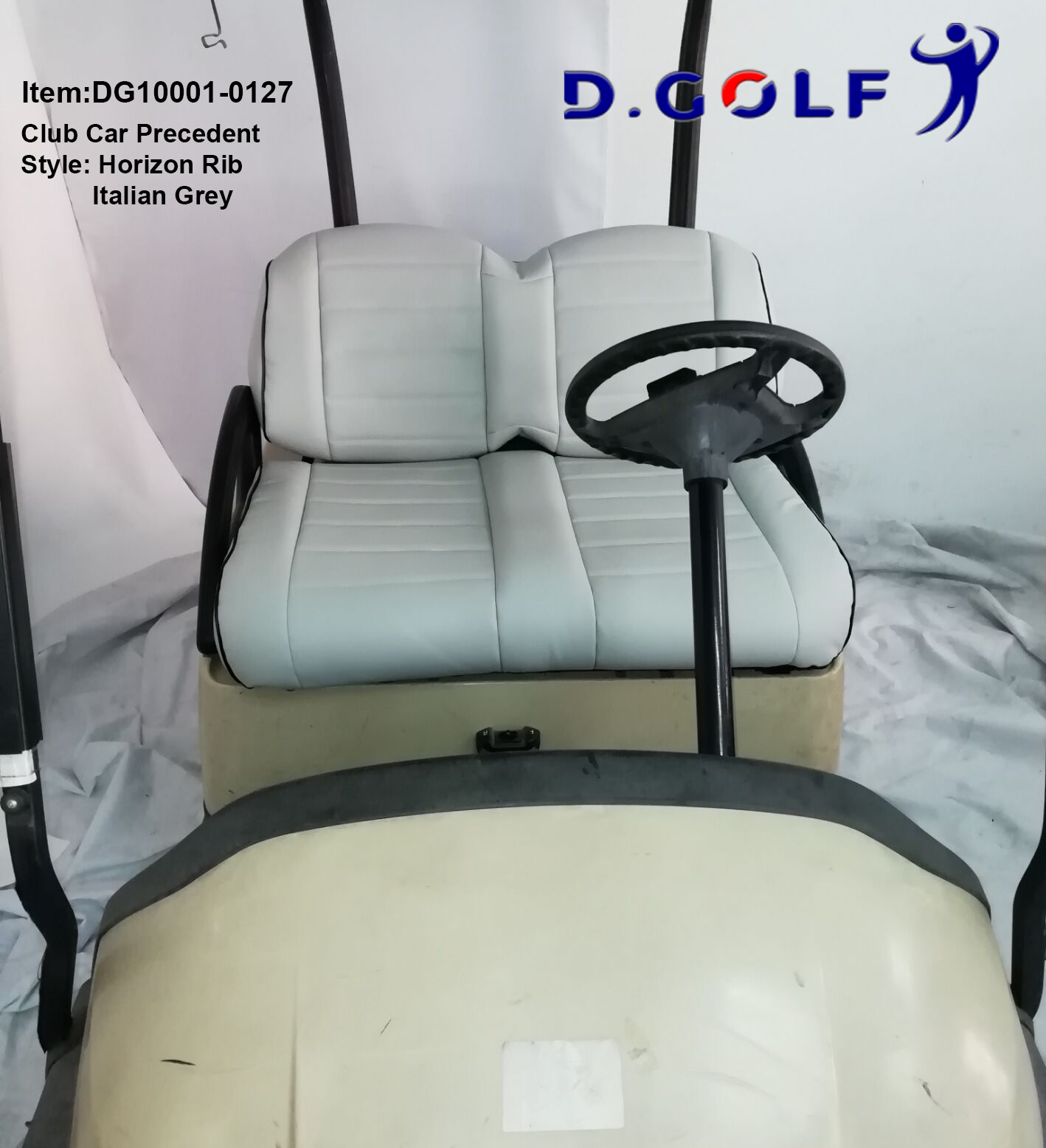 D GOLF Club Car Precedent Luxury Seat Cover Precedent Italian Grey-Ship with free TNT!