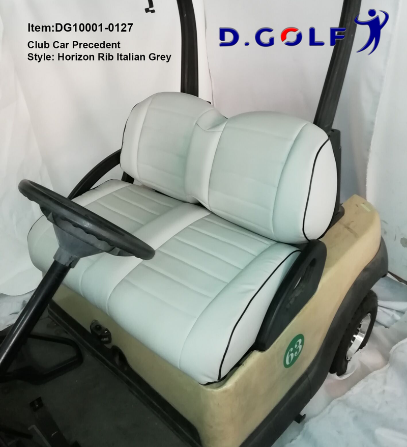 D GOLF Club Car Precedent Luxury Seat Cover Precedent Italian Grey-Ship with free TNT!