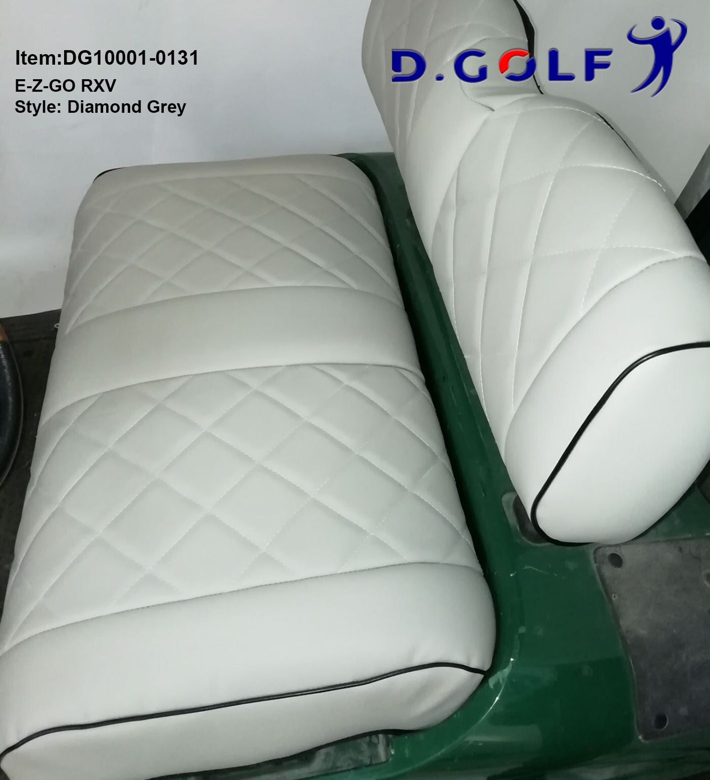 Club Car Precedent Luxury Seat Cover EZGO Grey