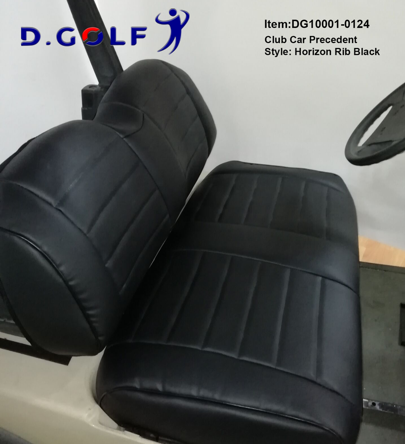 D GOLF Club Car Precedent Luxury Seat Cover Precedent Black