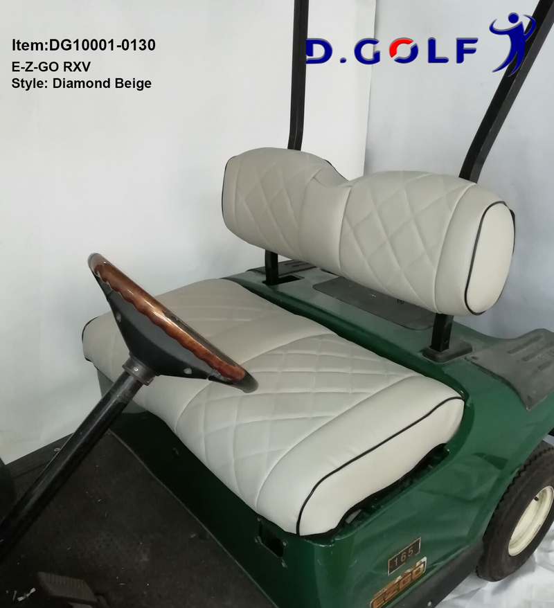 D GOLF Club Car Precedent Luxury Seat Cover EZGO Beige