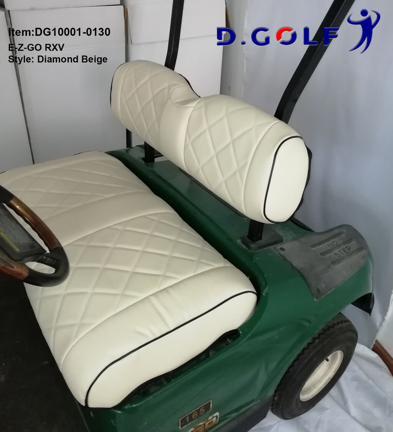 D GOLF Club Car Precedent Luxury Seat Cover EZGO Beige