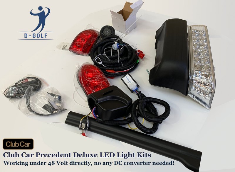 Club Car Precedent Deluxe LED light kits-Ship with free TNT!